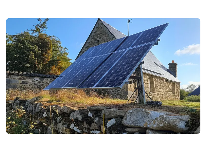 energie solaire saint aubin du cormier