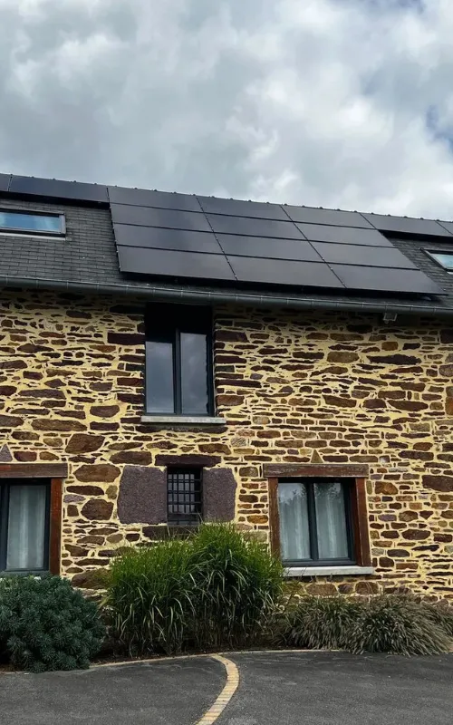 panneau solaire pour autoconsommation bain de bretagne